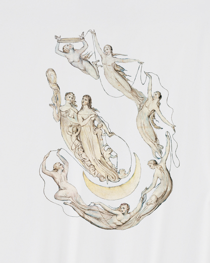 William Blake Art Stand Collar Bomber Jacket