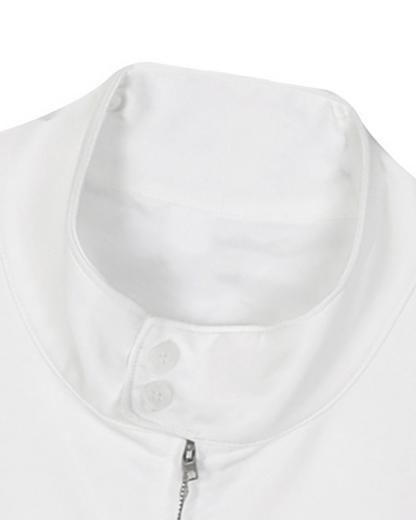 William Blake Art Stand Collar Bomber Jacket