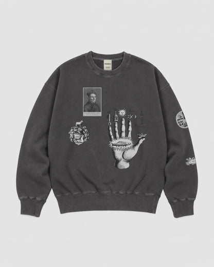 Hermetic Snow Washed Oversized Sweatshirt