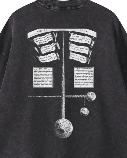 Hermetic Snow Washed Oversized Sweatshirt