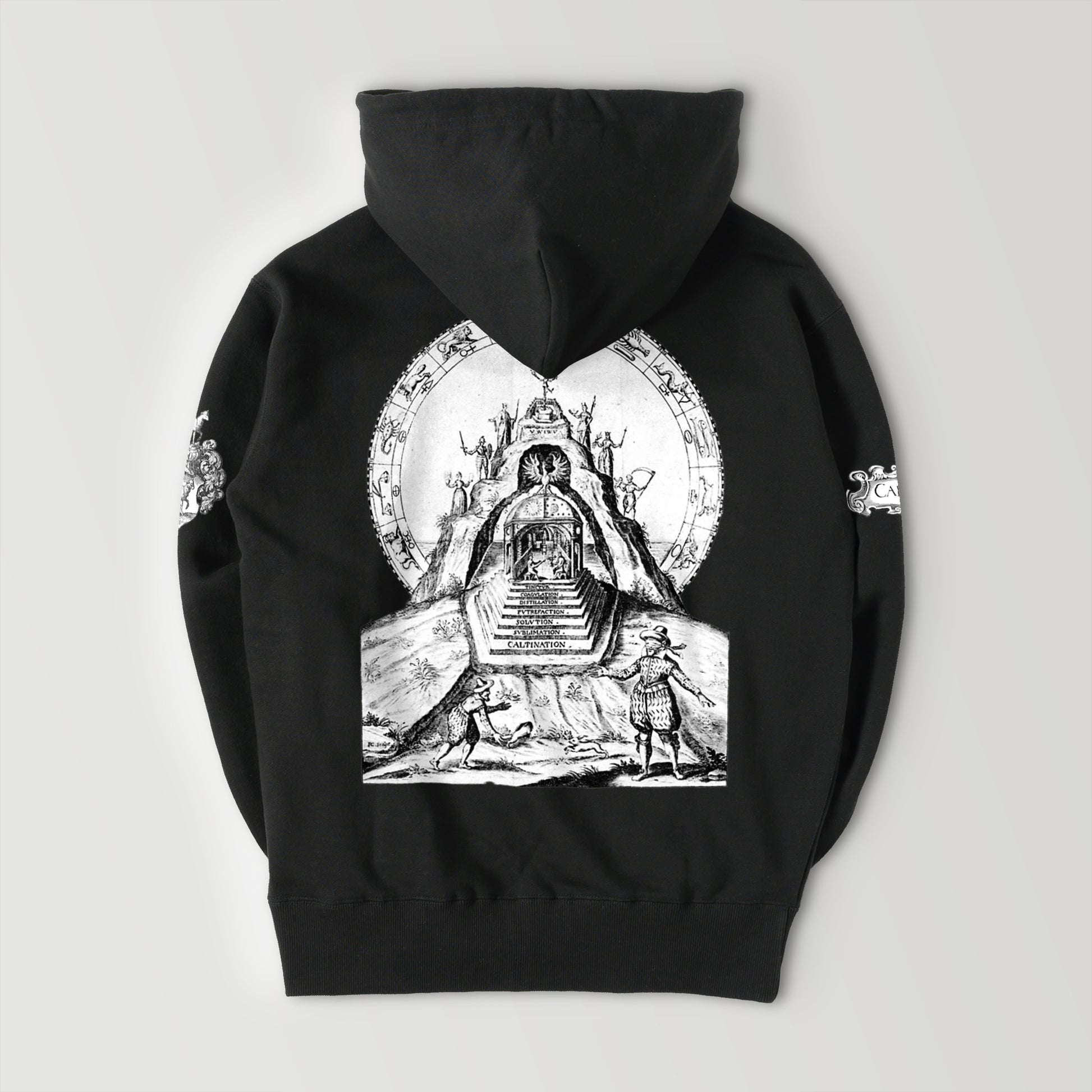 Alchemy symbols black image