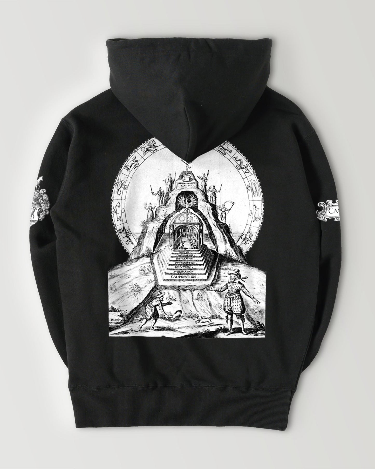 Alchemy symbols black image