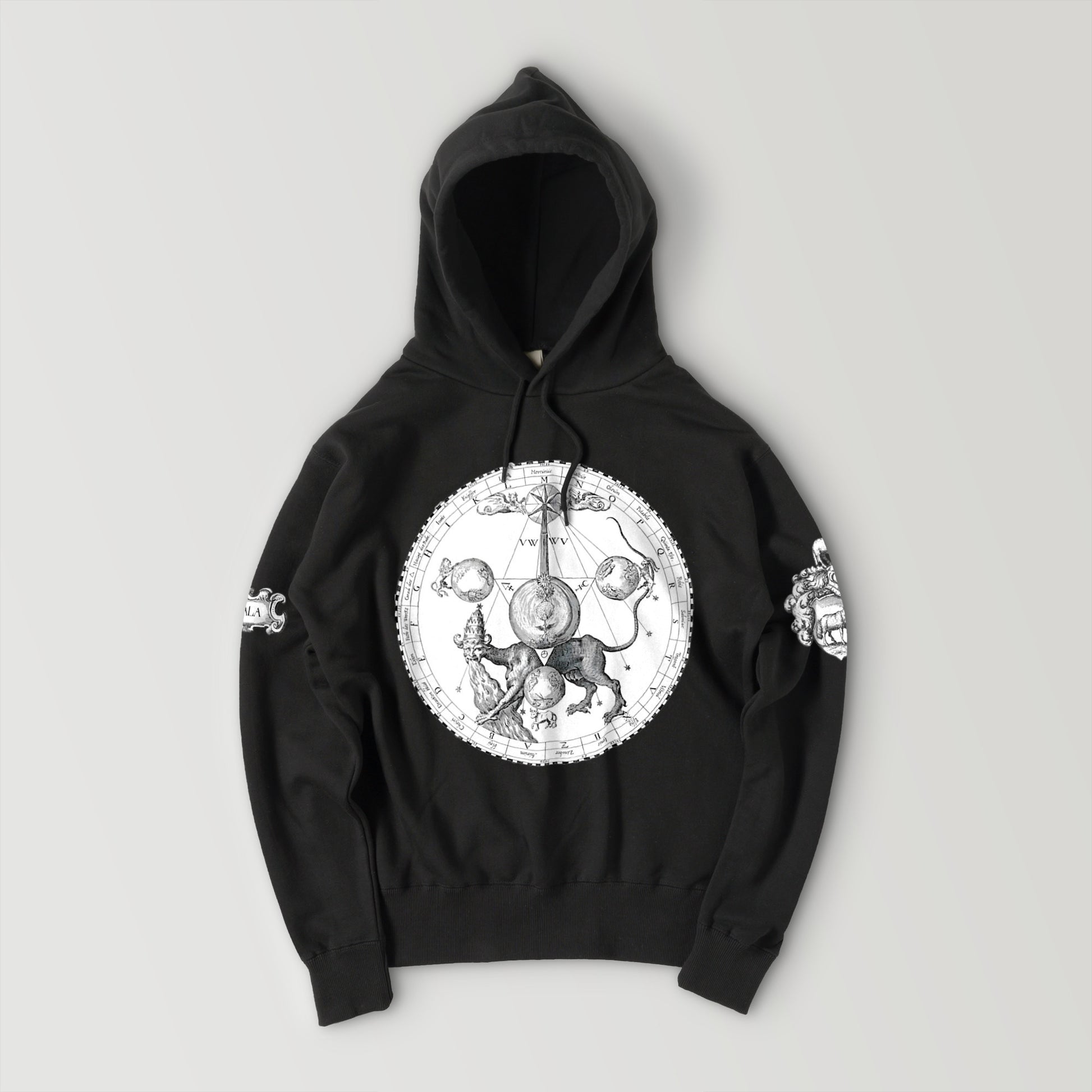 Alchemy symbols black image